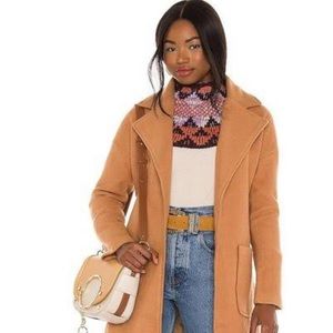 NWT Free People Swit the Small Stuff Pullover Cream/ Purple Knit Sweater Sz XS